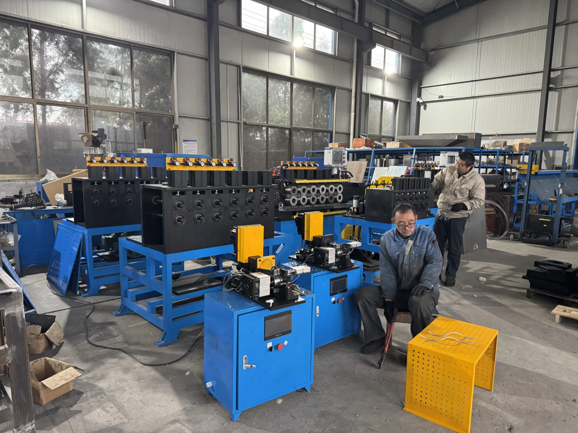 China Preformed Armor Rods Manufacturer | Overhead Line Protection Products 2 Preformed Armor Rods Production Line China.jpg